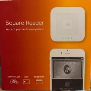 White Contactless Payment Reader